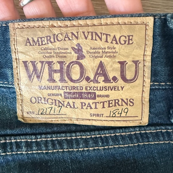 WHO. A.U American Vintage jeans • Men’s 34x32 - Picture 4 of 9